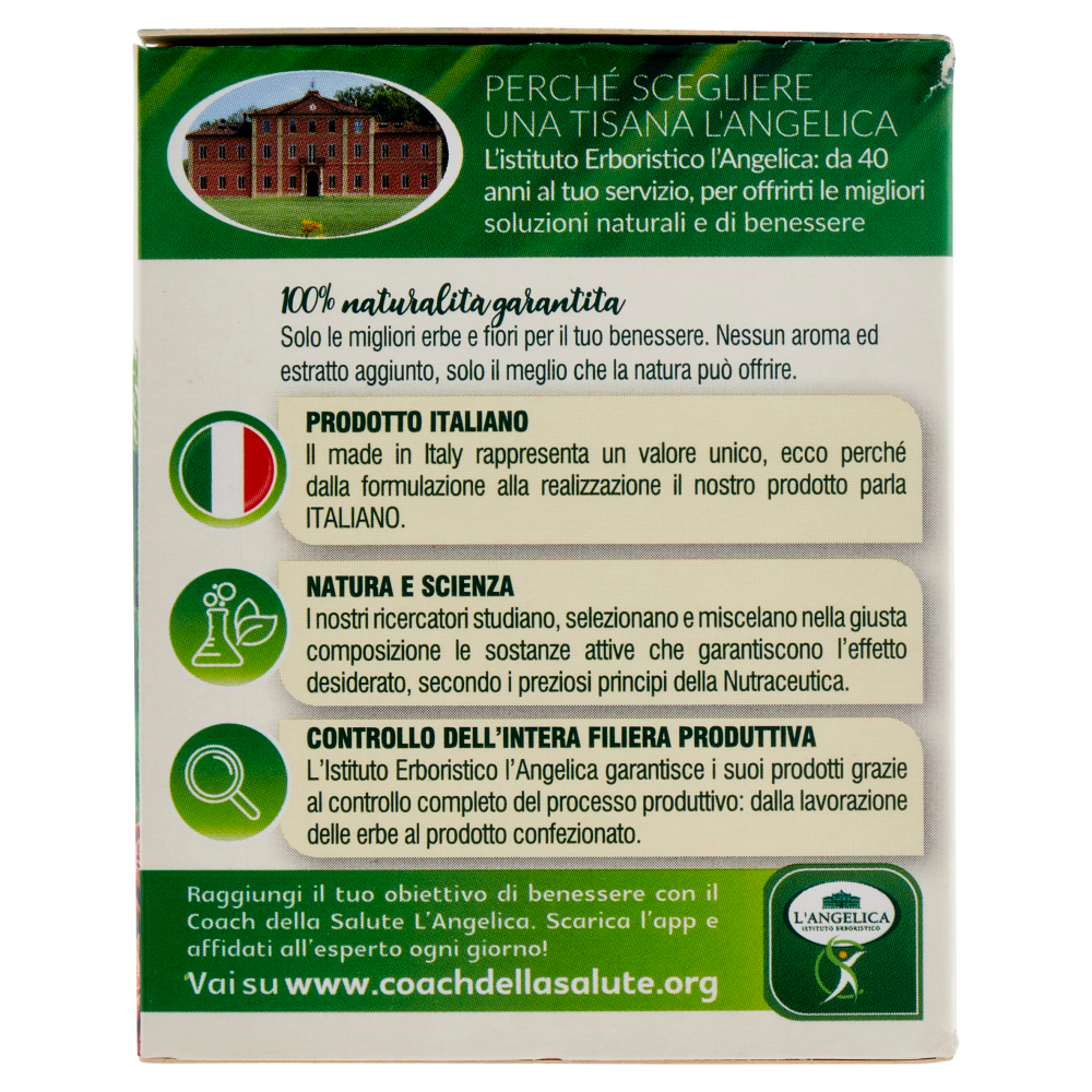 L'Angelica Le Tisane Nutraceutica Ventre Piatto 20 Filtri 40 g