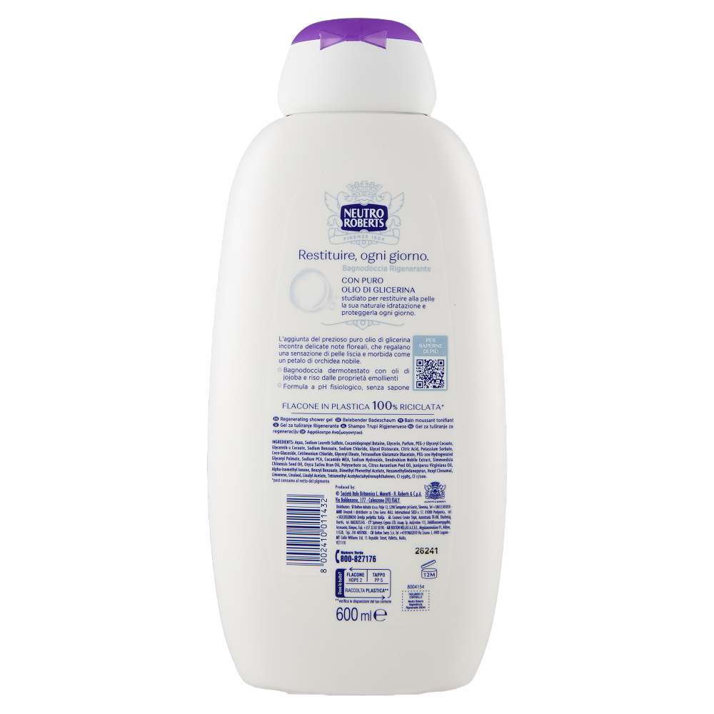 Neutro Roberts Rigenerante Orchidea Nobile Bagnodoccia 600 ml