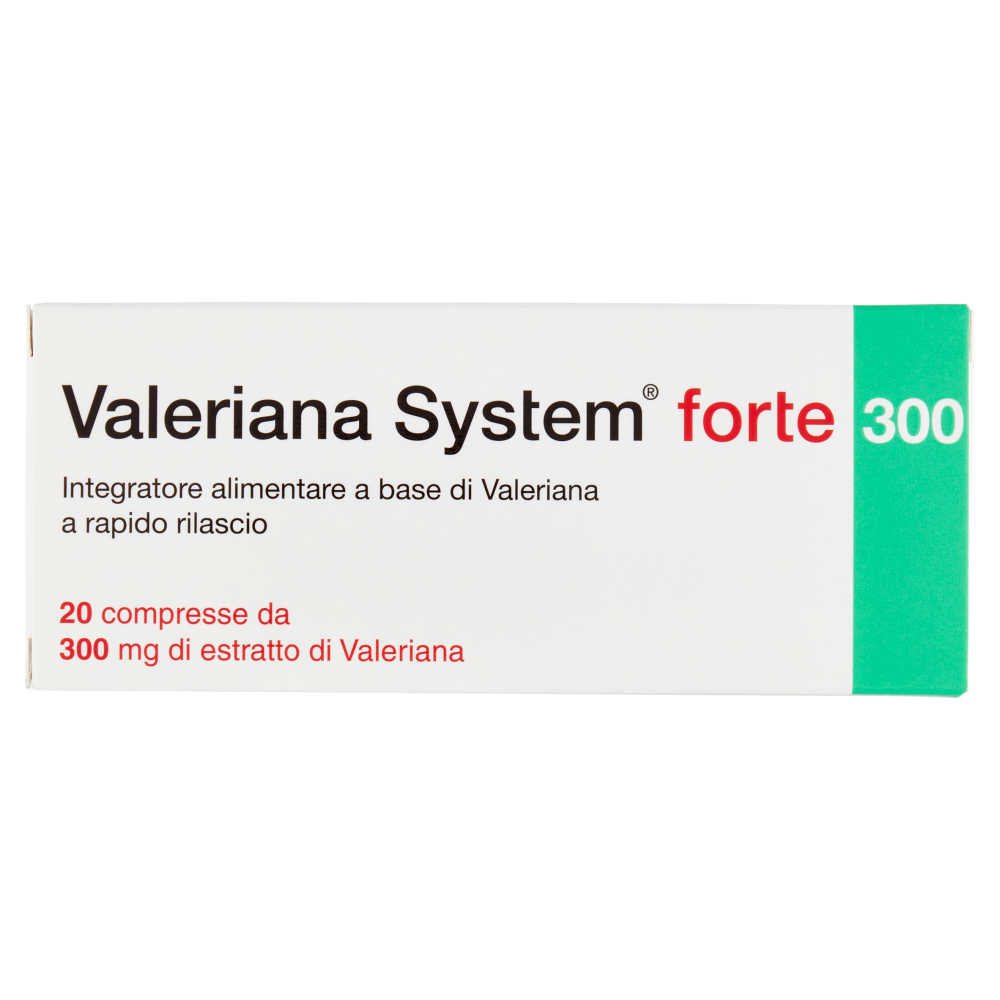 Valeriana System forte 300 20 compresse 16 g