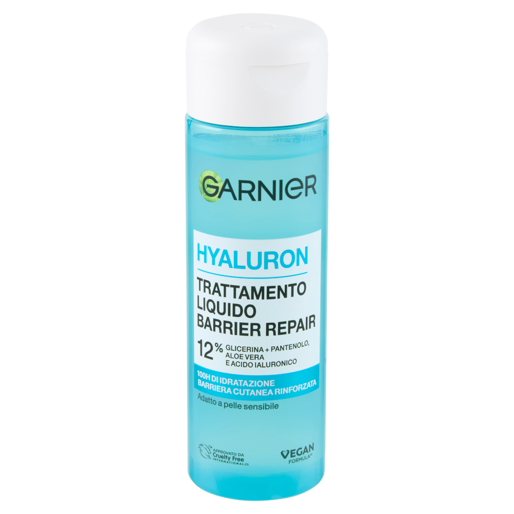 Garnier Hyaluron Trattamento Liquido Barrier Repair 12% Glicerina + Pantenolo, 120 ml