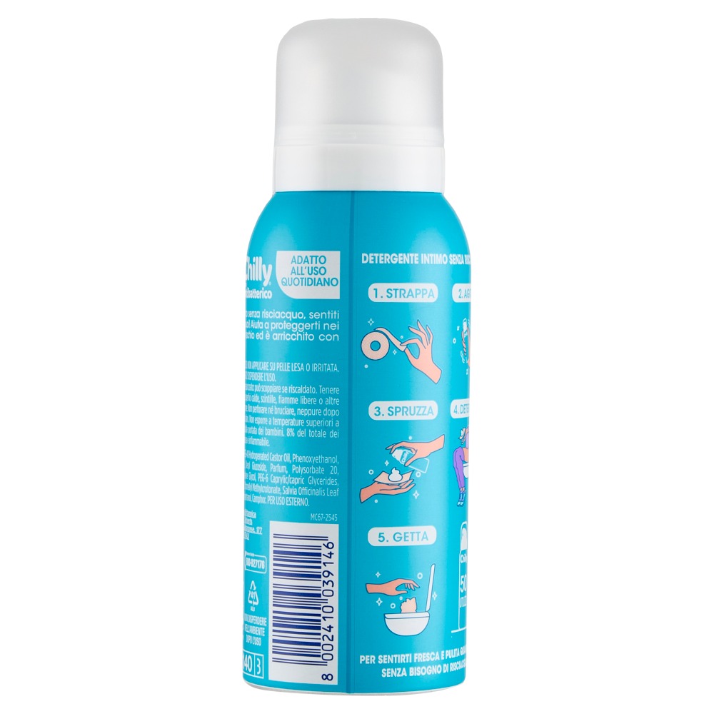 Chilly con antibatterico Detergente Intimo senza risciacquo 100 ml