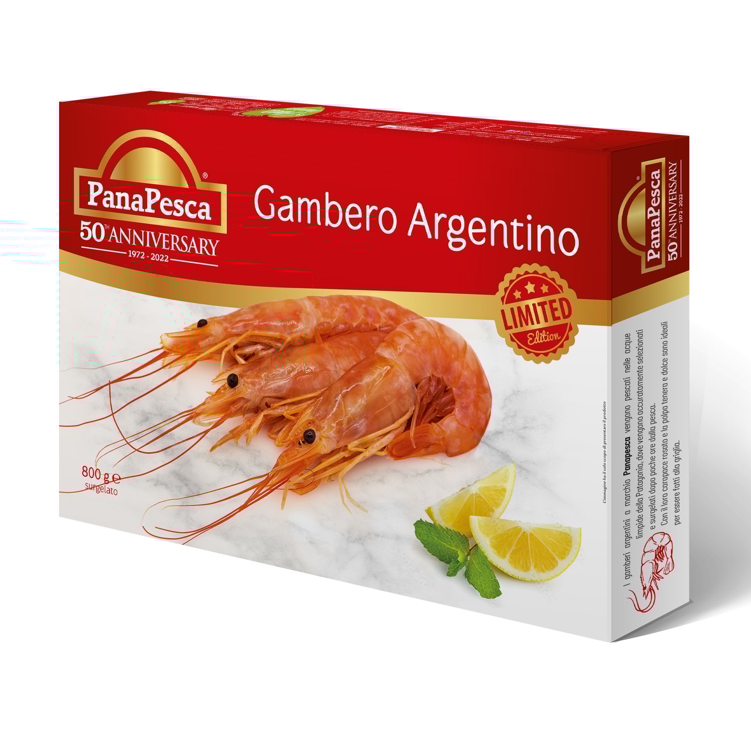 Gamberi argentini interi surgelati Carrefour
