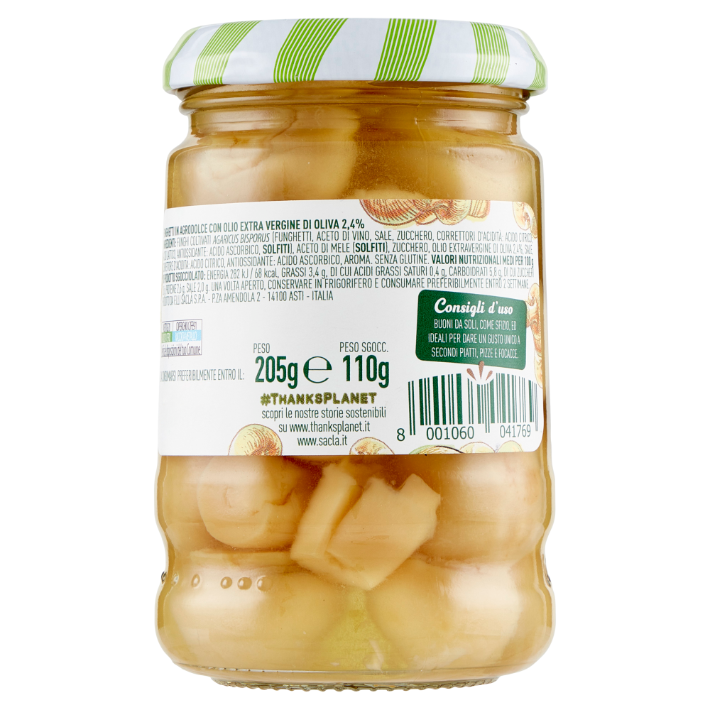 Saclà Sfiziolì Funghetti 205 g
