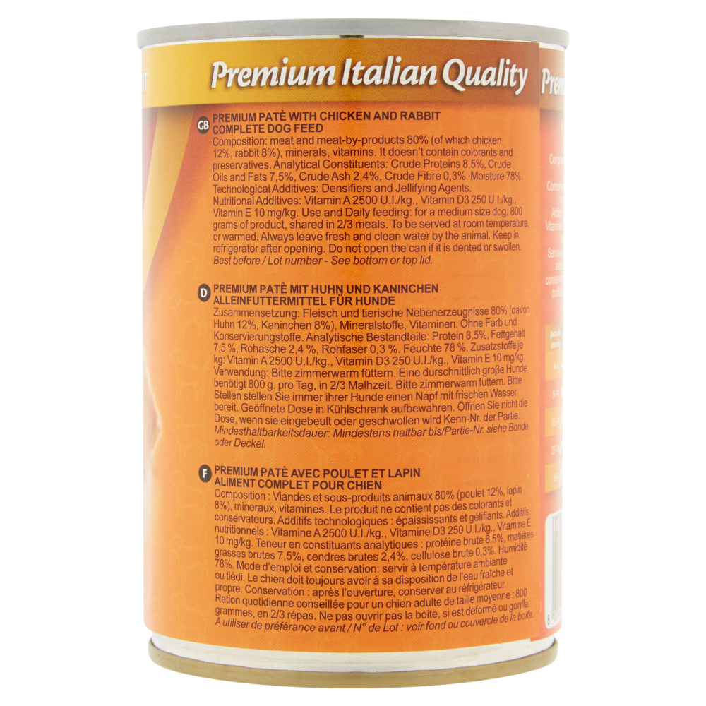 Special Dog Patè con pollo e coniglio 400 g