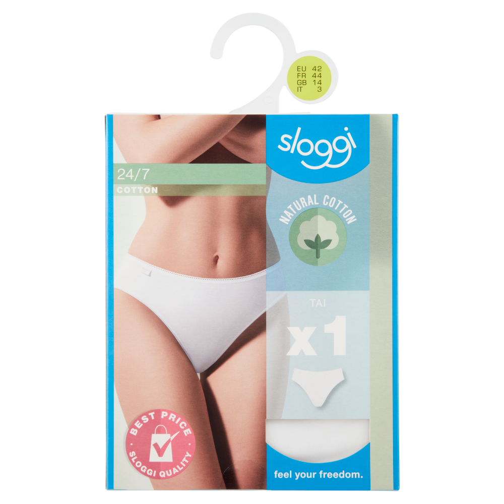 sloggi 24/7 Cotton Tai tg. 3 White 1 pz