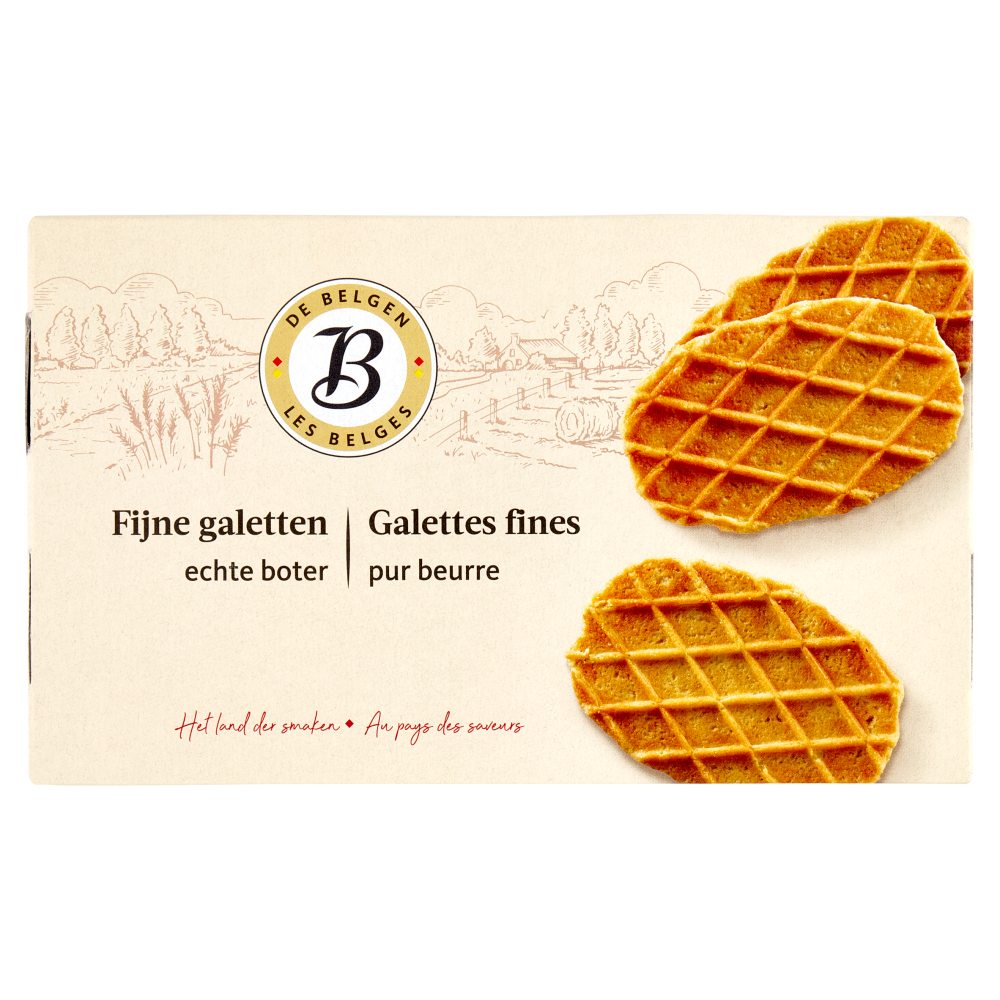 De Belgen Galettes fines pur beurre 250 g
