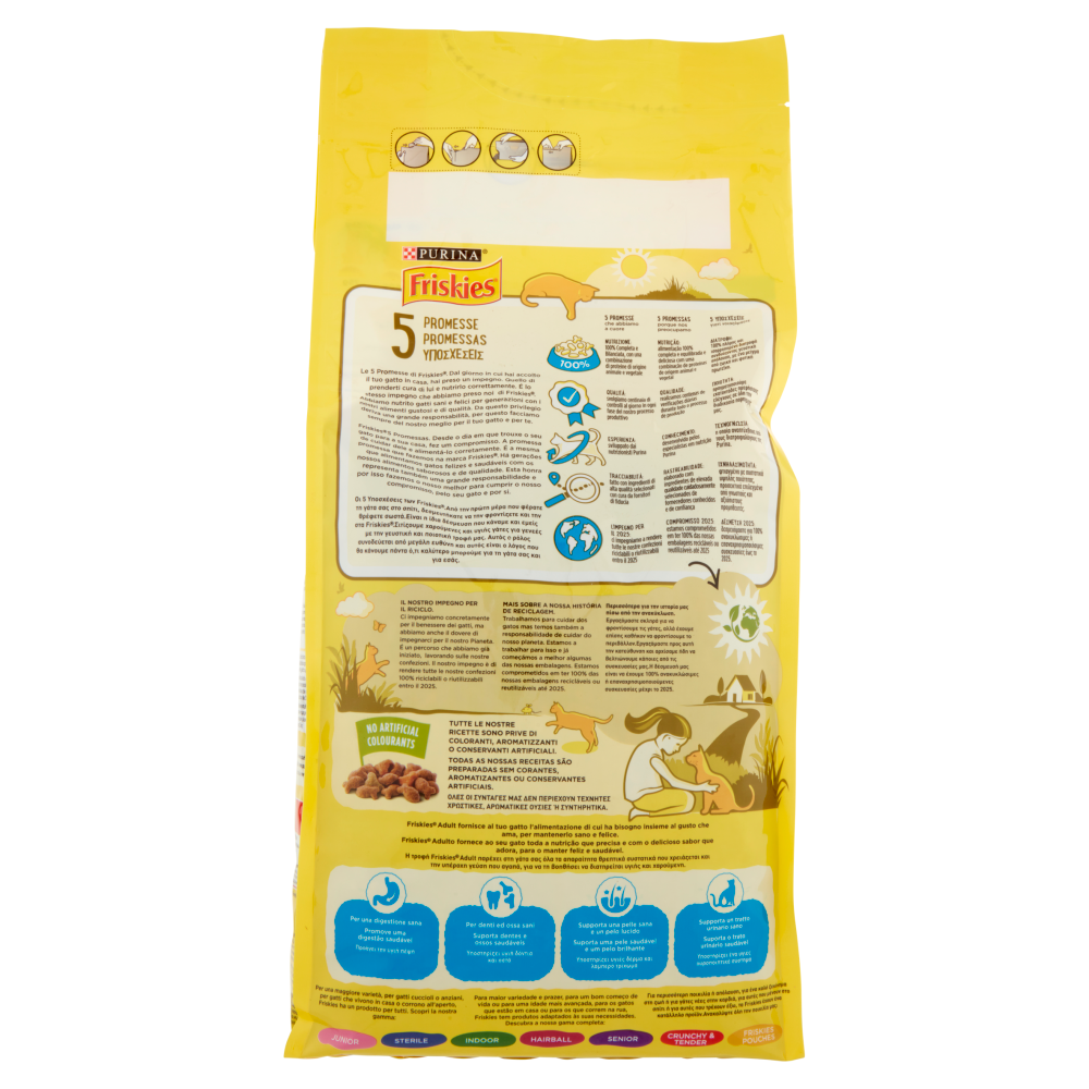 PURINA FRISKIES Gatto con Salmone e con Verdure 2 kg