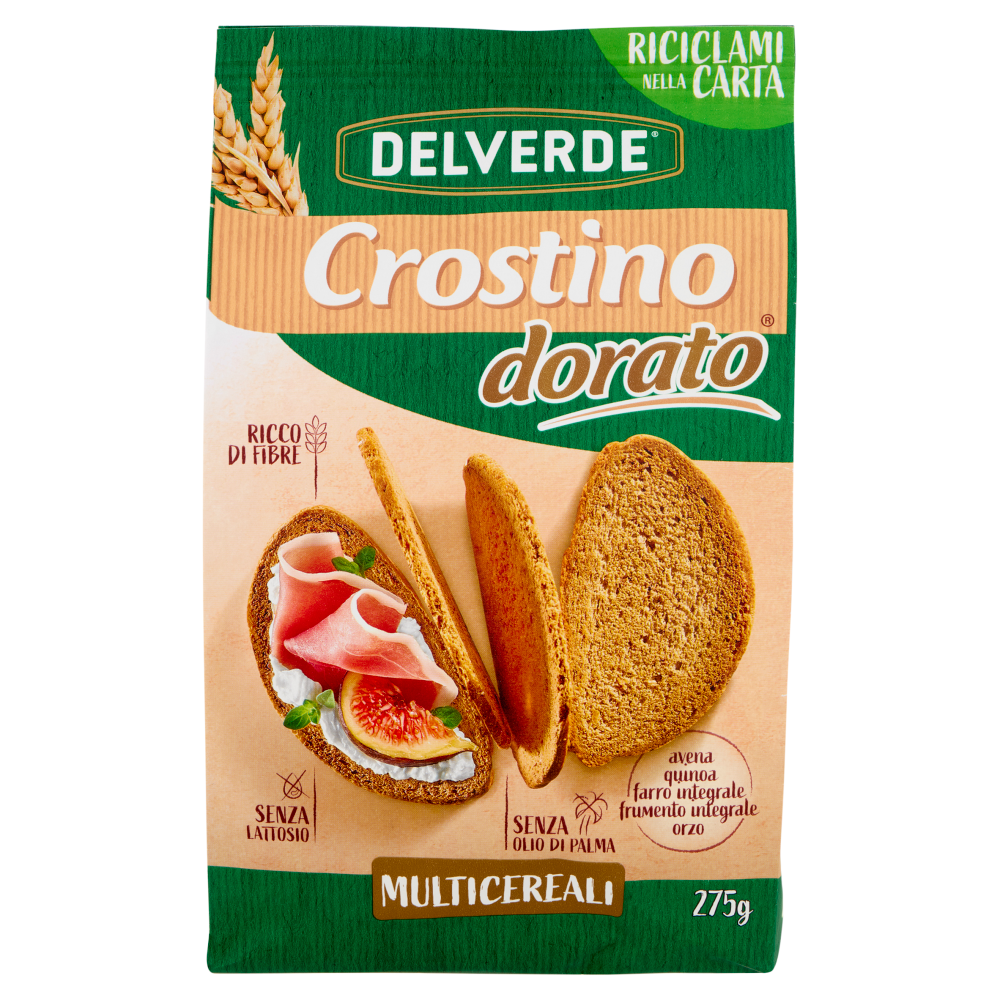 Delverde Crostino dorato Multicereali 275 g