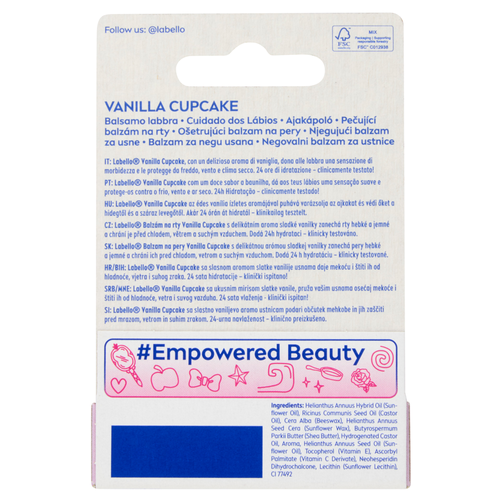 Labello Vanilla Cupcake Disney Princess 4,8 g