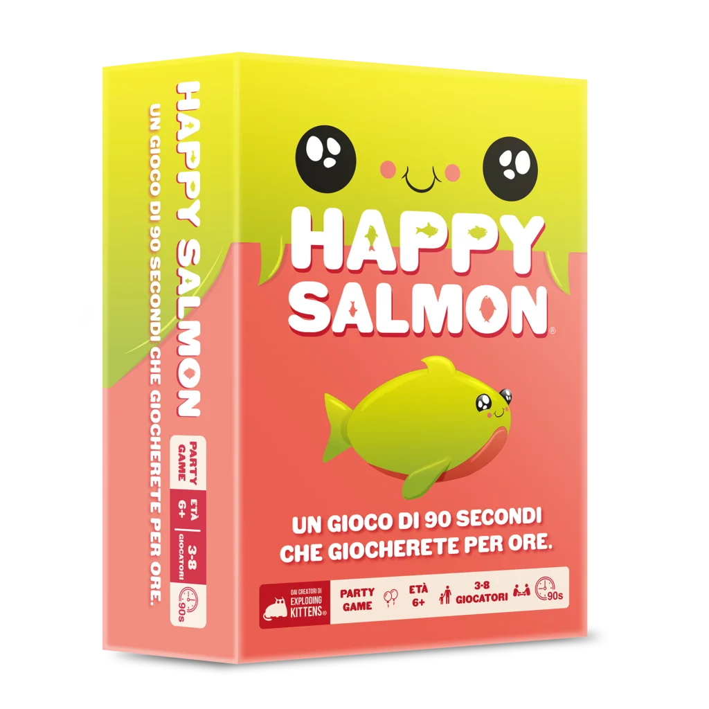 Asmodee Happy Salmon 2 min Gioco da tavolo Festa