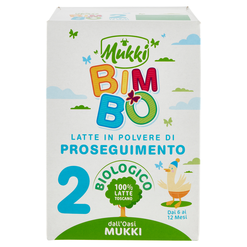 Mukki Bimbo Latte in Polvere di Proseguimento 2 Biologico 2 x 350 g