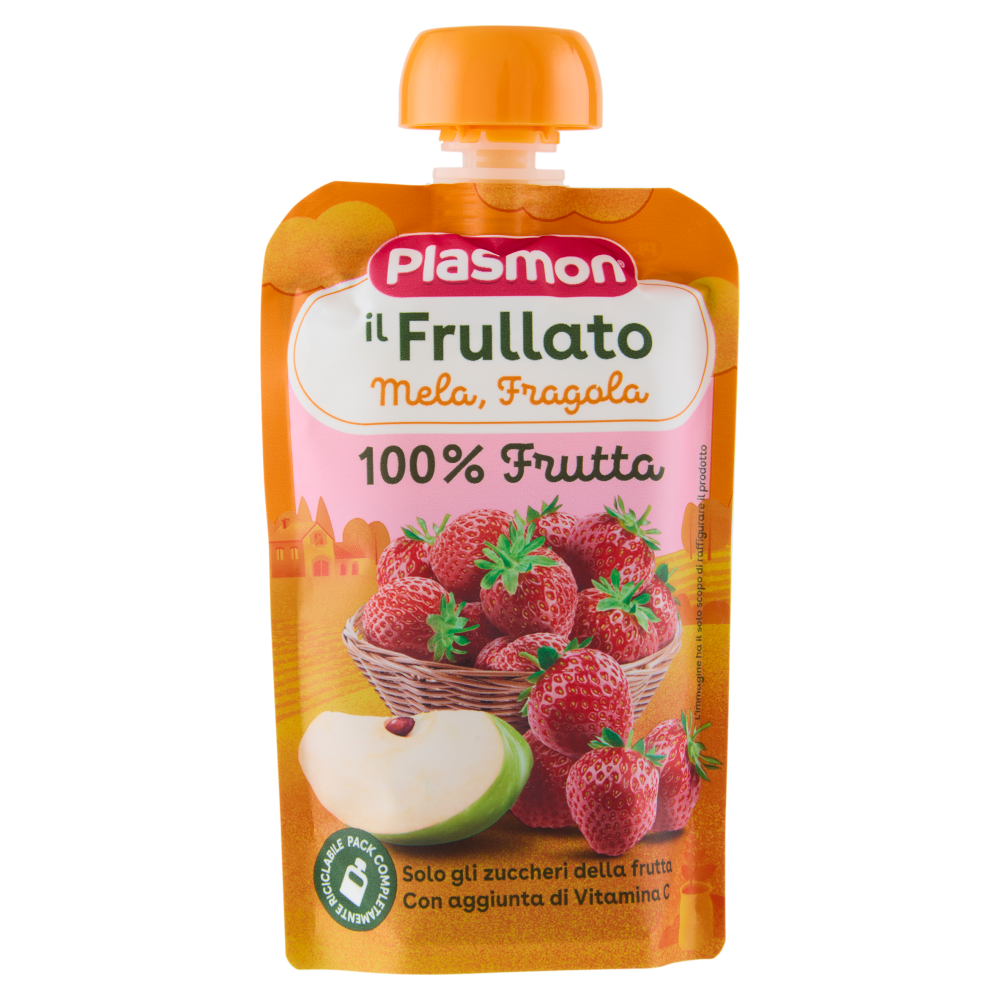 Plasmon il Frullato Mela, Fragola 100 g
