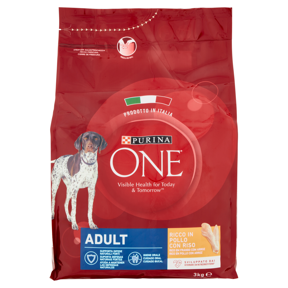 PURINA ONE Adult Ricco in Pollo con Riso 3 kg