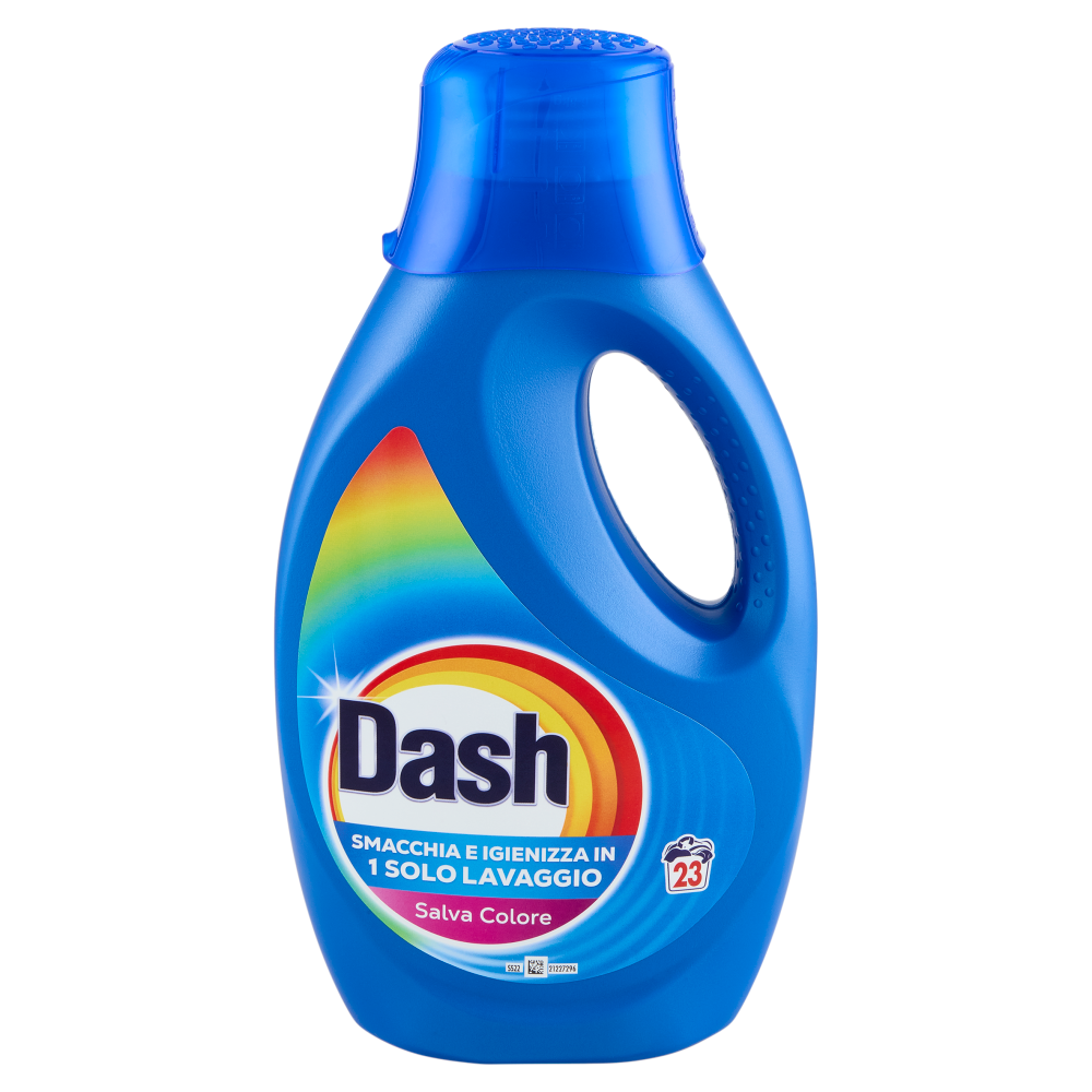 Dash Detersivo Liquido Lavatrice, Salva Colore, 23 Lavaggi 1035 ml