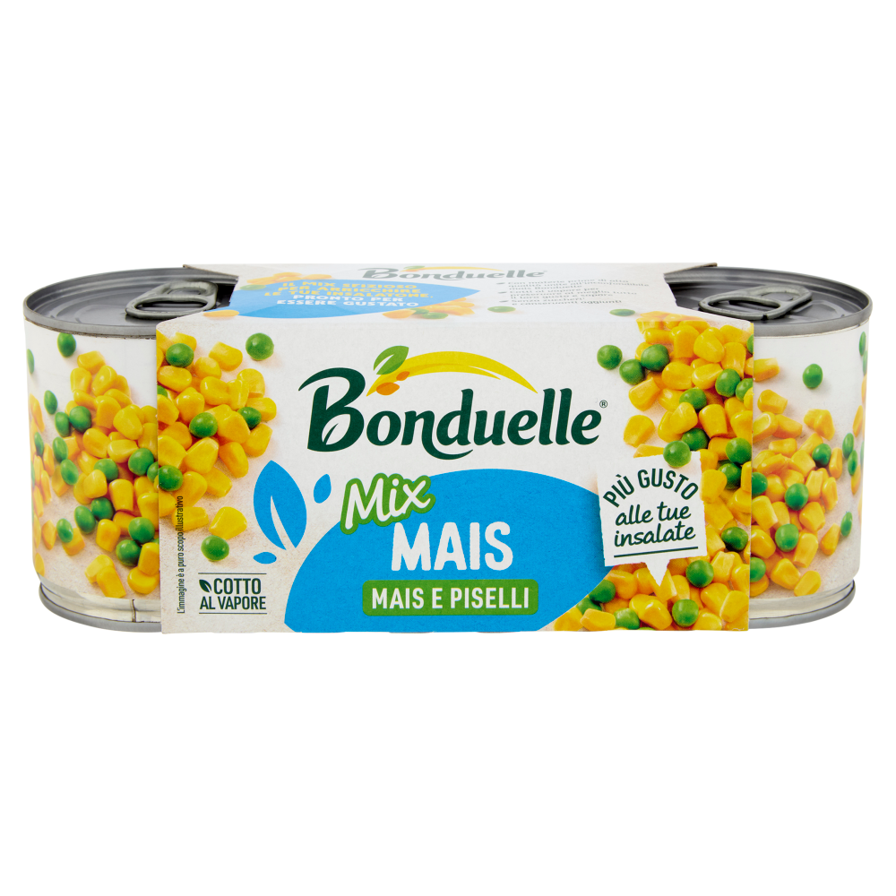 Bonduelle Mais Mix Mais e Piselli 3 x 170 g