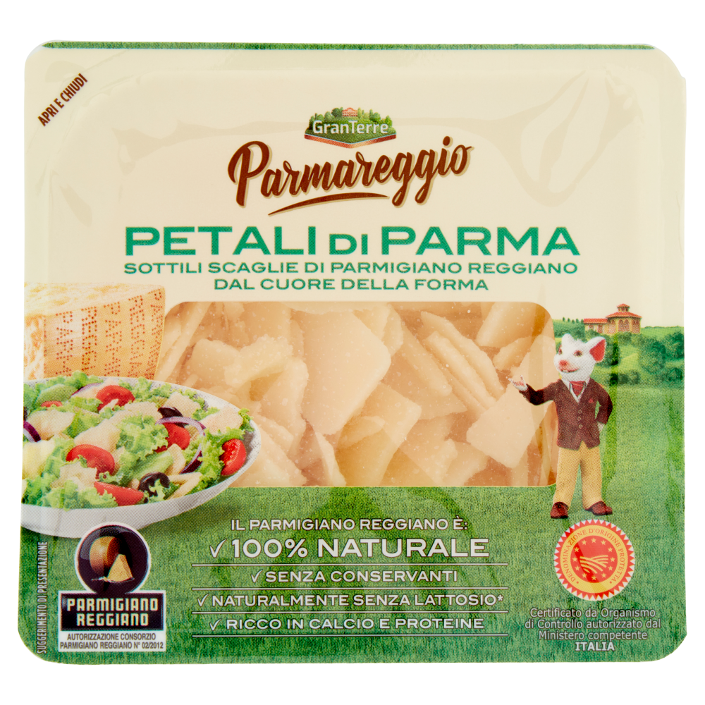 Parmareggio GranTerre Petali di Parma Parmigiano Reggiano DOP 100 g