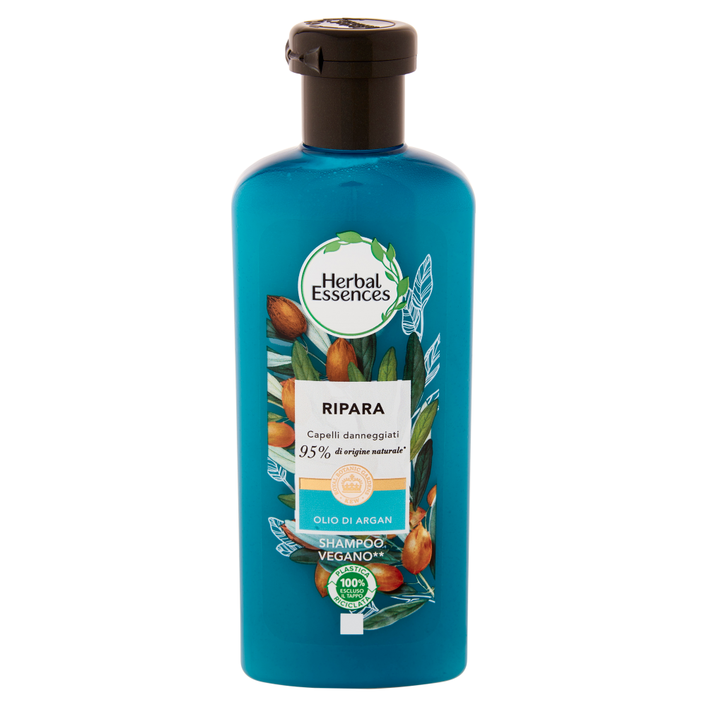 Herbal Essences Shampoo Formula Vegana Ripara con Olio di Argan 250 ml
