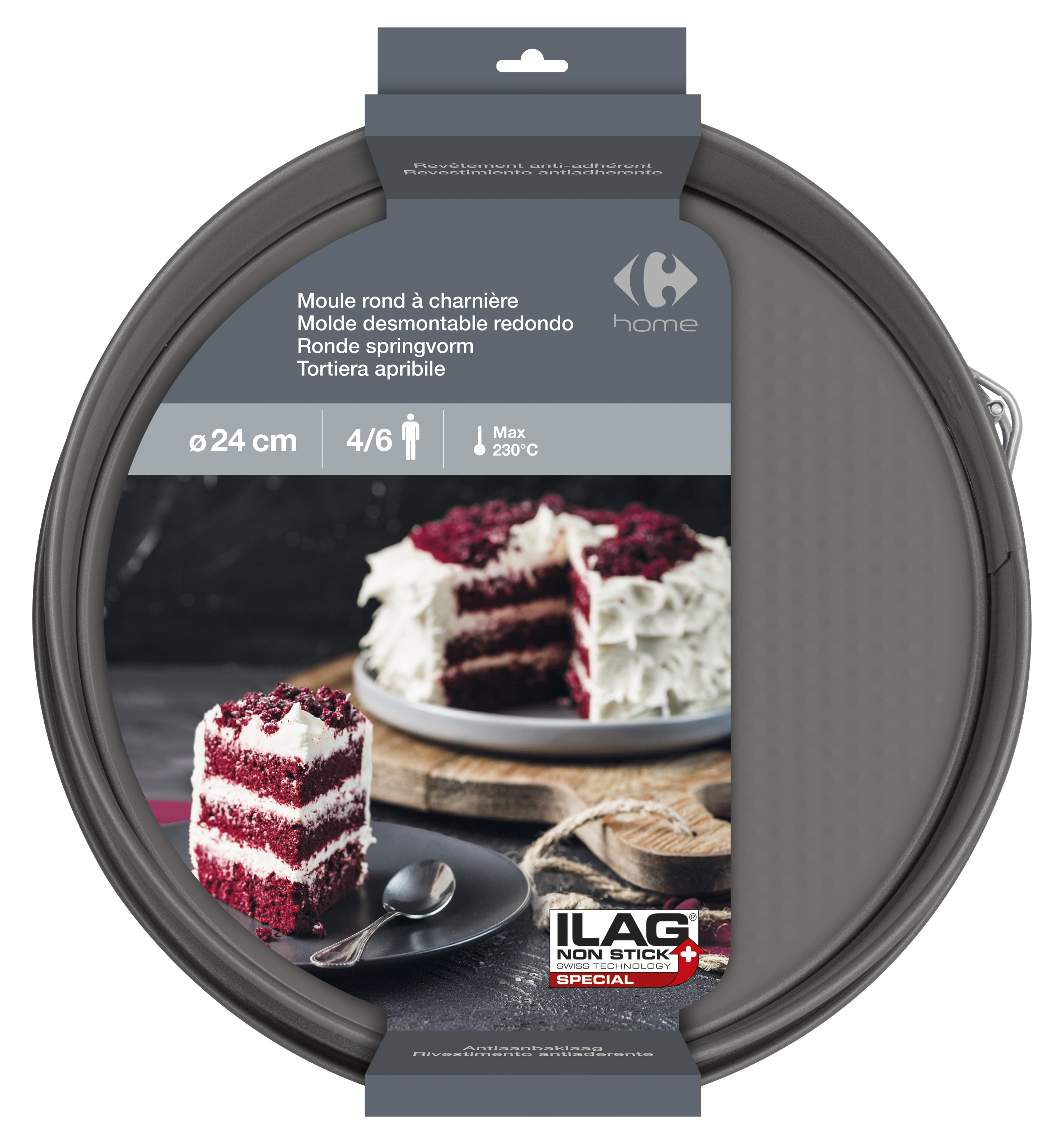 Carrefour Tortiera apribile diametro 24 cm