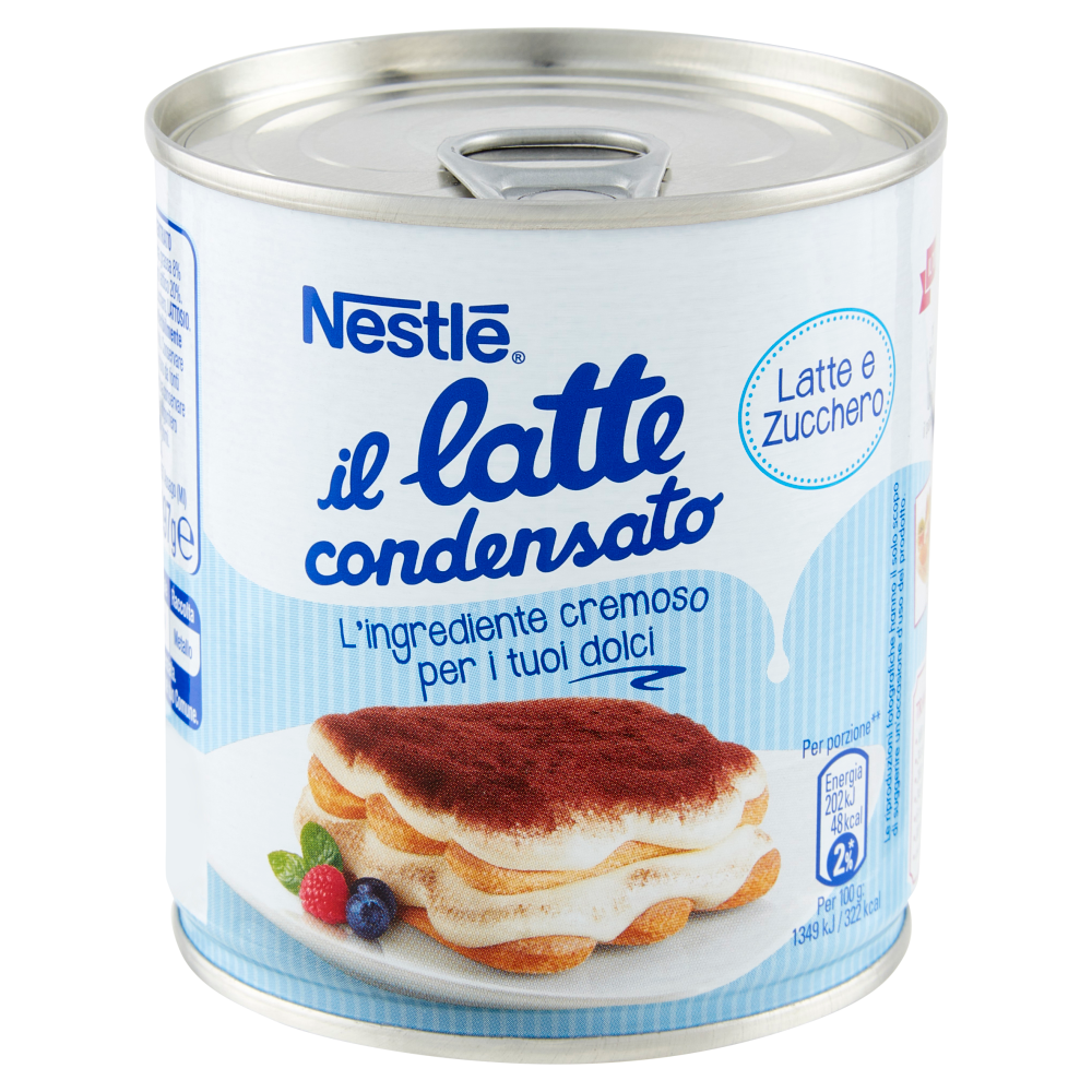 NESTLÉ IL LATTE CONDENSATO Latte concentrato zuccherato latta 397g