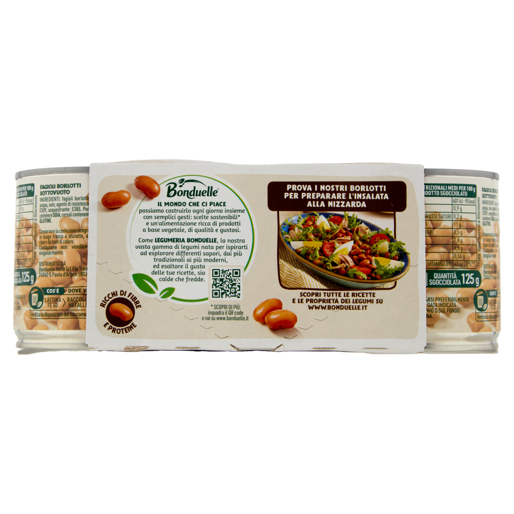 Bonduelle Legumeria Borlotti 3 x 165 g