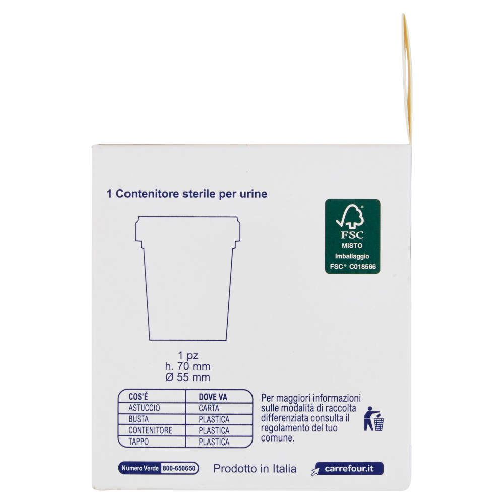 Carrefour Diagnostic Contenitore per urine Sterile