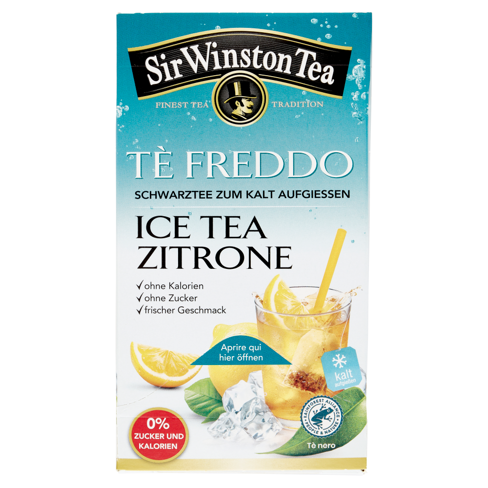 Sir Winston Tea Tè Freddo Ice Tea Limone 18 x 2,5 g