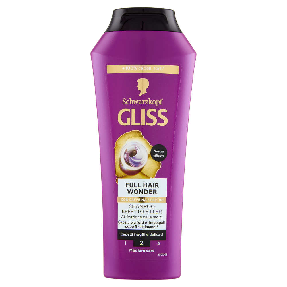 Gliss Full Hair Wonder Shampoo Effetto Filler 250 ml