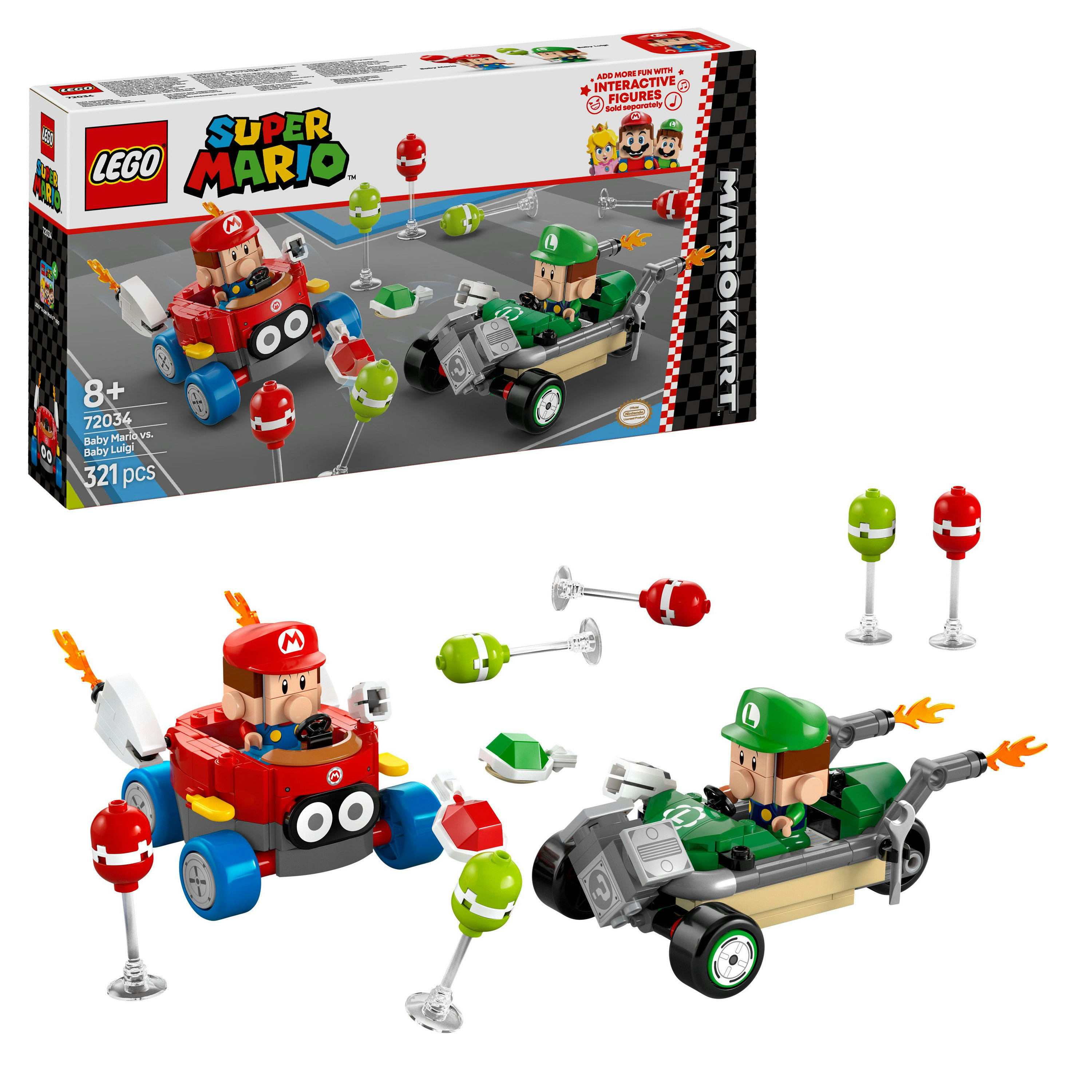 LEGO Super Mario Mario Kart™: Baby Mario vs Baby Luigi