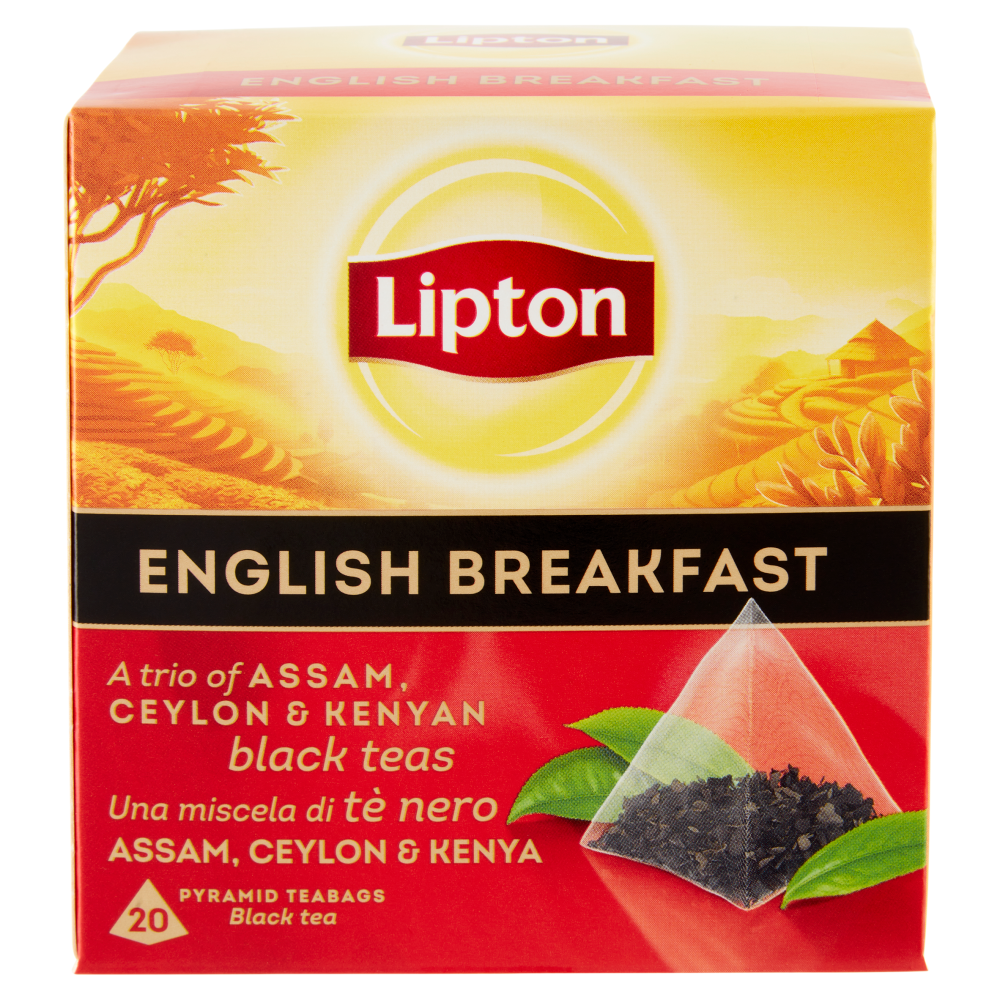 Lipton English Breakfast 20 Pyramid Teabags 46 g