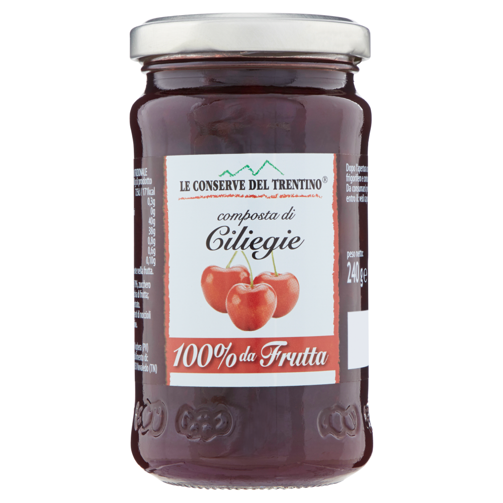 Le Conserve del Trentino composta di Ciliegie 100% da Frutta 240 g