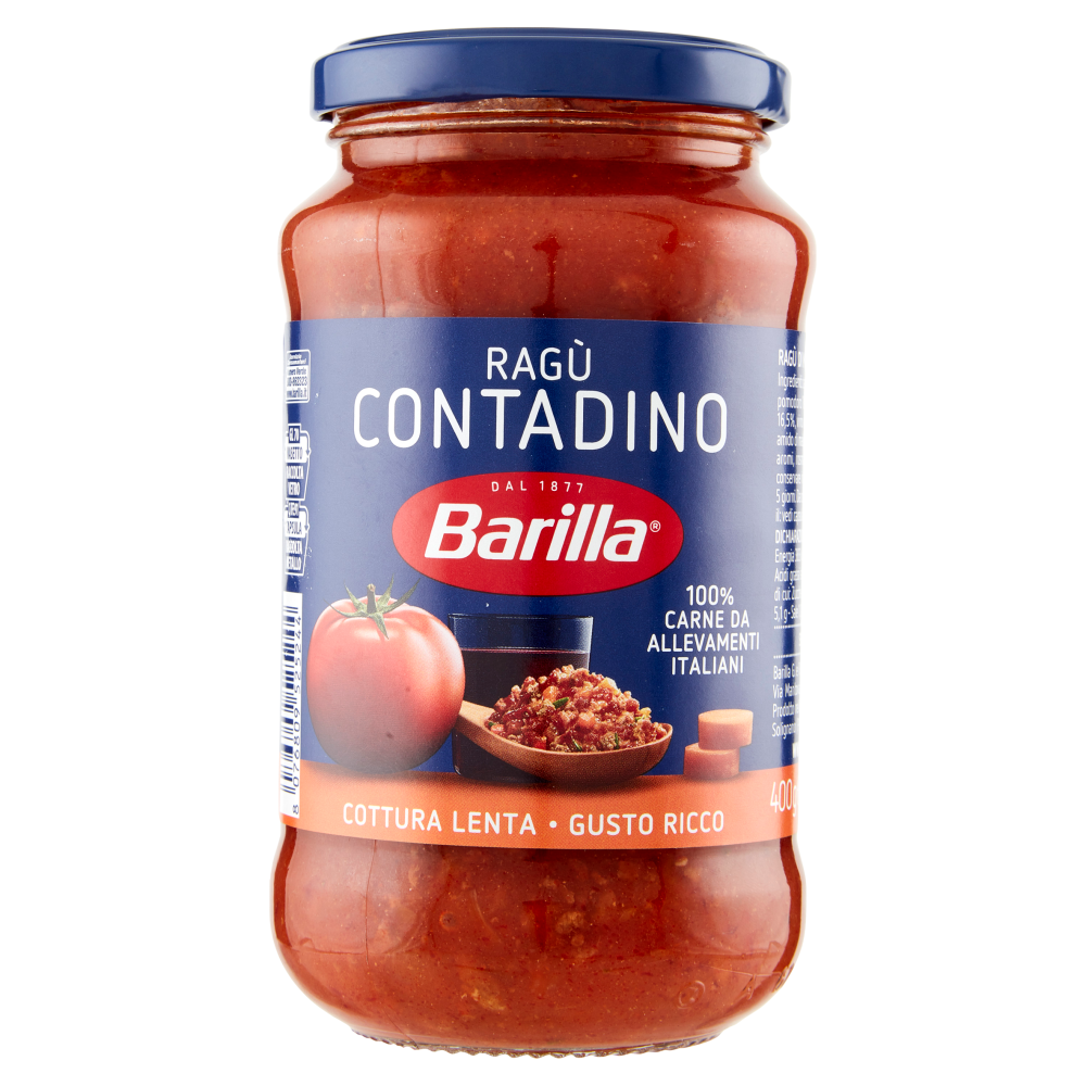 Barilla Sugo Rag&ugrave; Contadino vino rosso Condimento per Pasta 400g