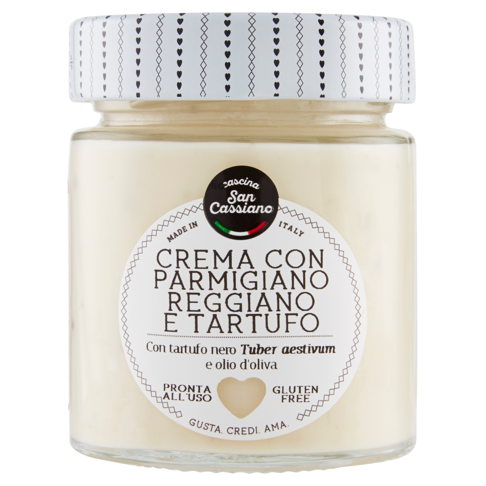 cascina San Cassiano Crema con Parmigiano Reggiano e Tartufo 150 g