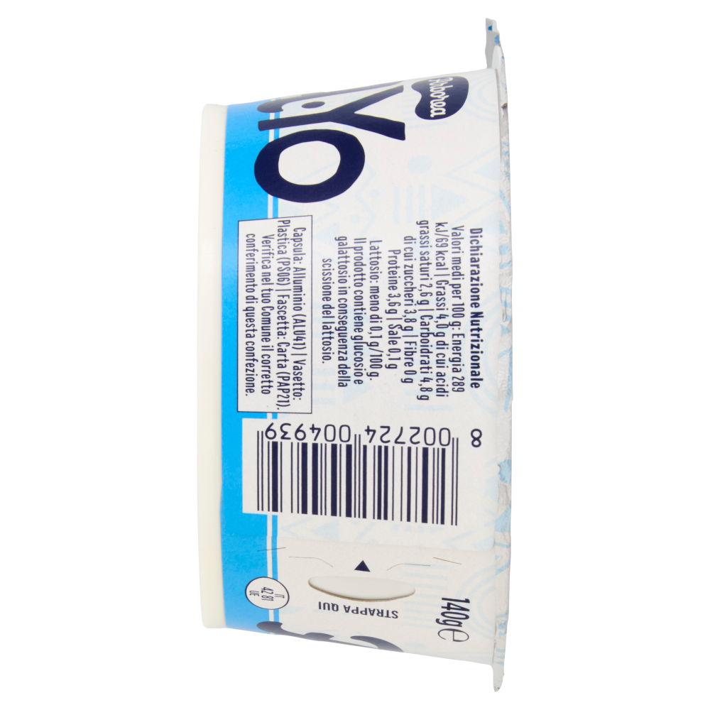 Arborea A-Yo Kefir Bianco Naturale Senza Lattosio 140 g