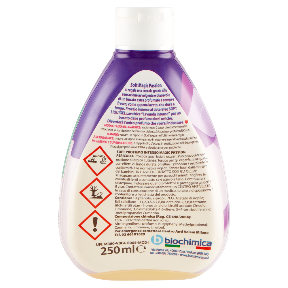 Soft Magic Passion Profumo Intenso per il bucato 250 ml