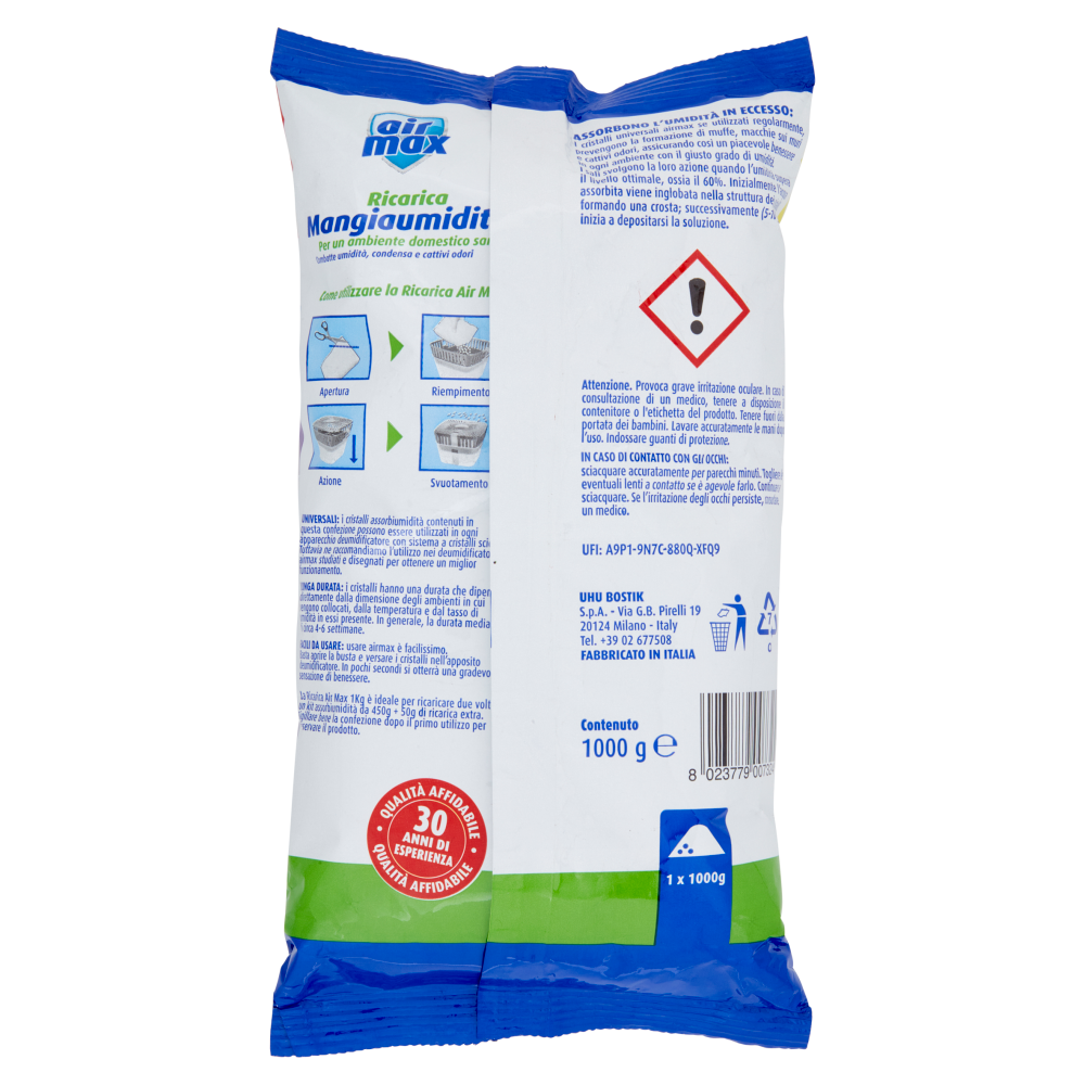 air max Mangiaumidità Ricarica Fragranza Lavanda 1000 g