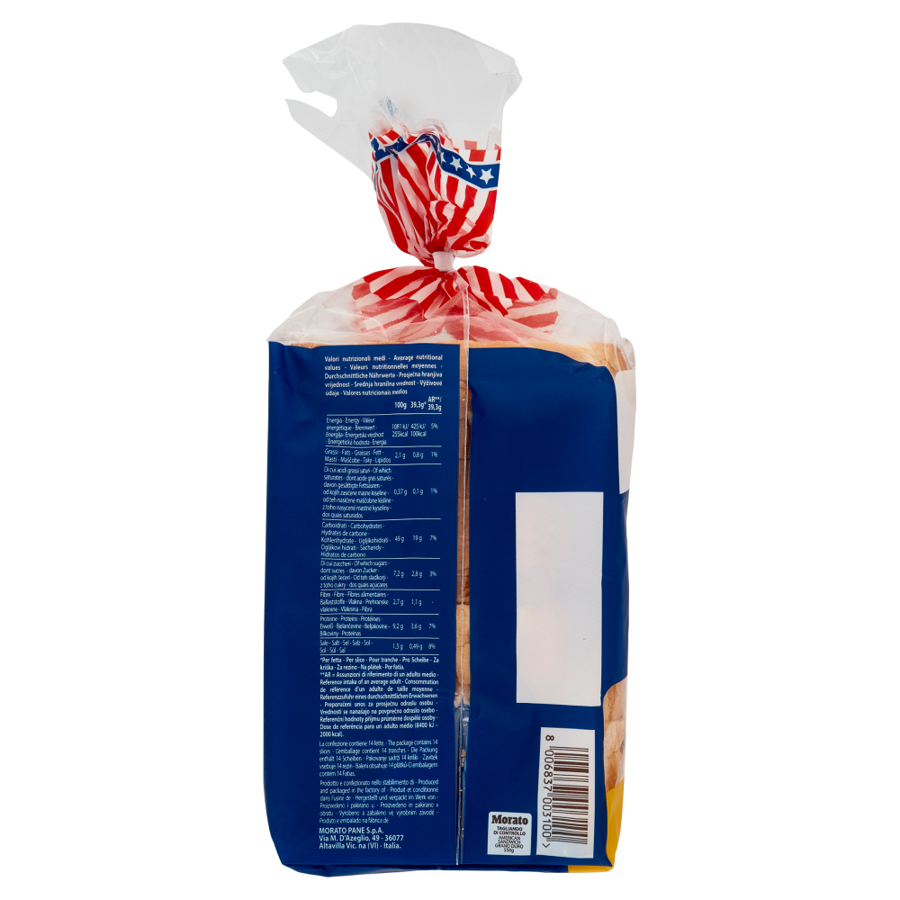 Morato American Sandwich Grano Duro 14 x 39,3 g