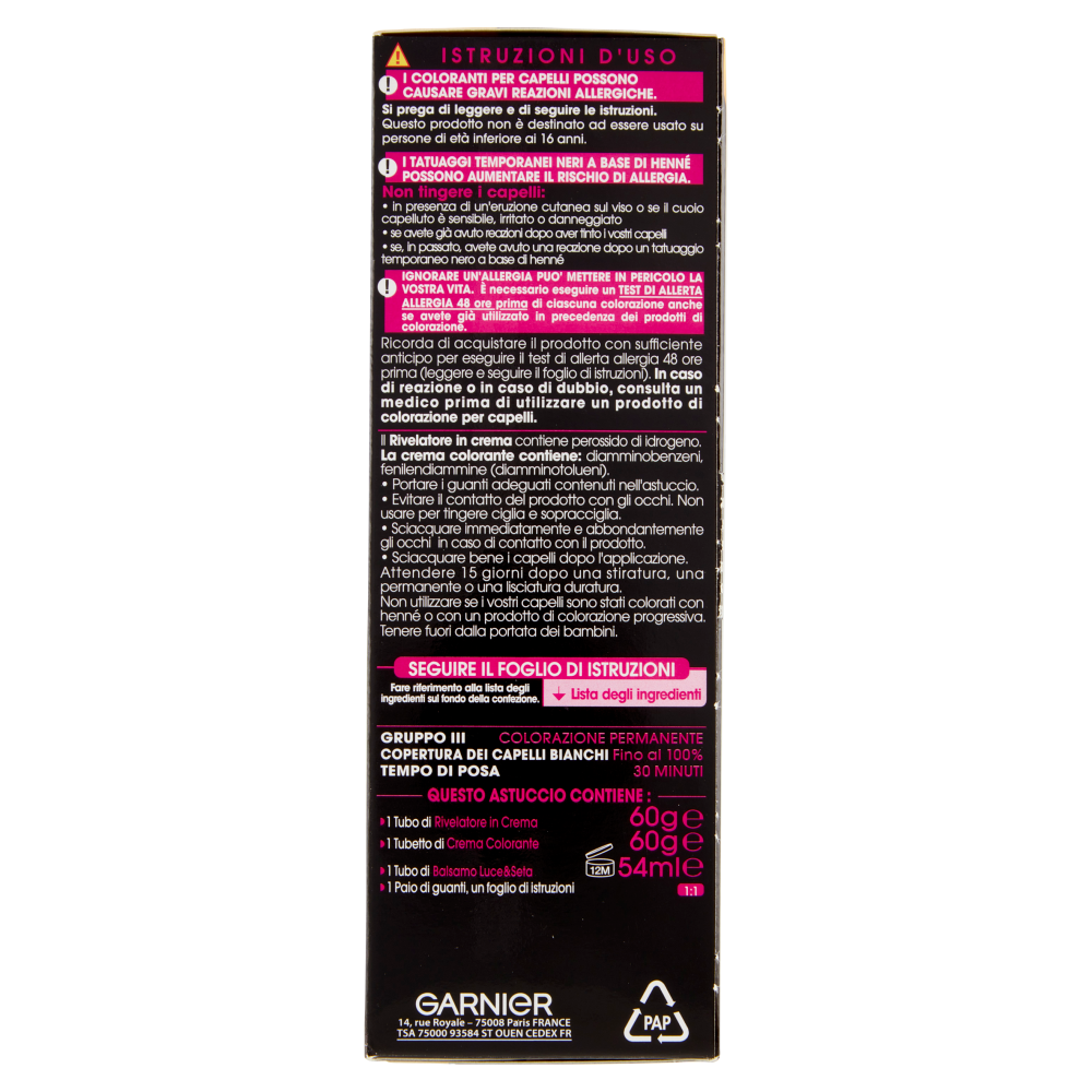 Garnier Olia Tinta Capelli, Senza Ammoniaca, Soft black 30