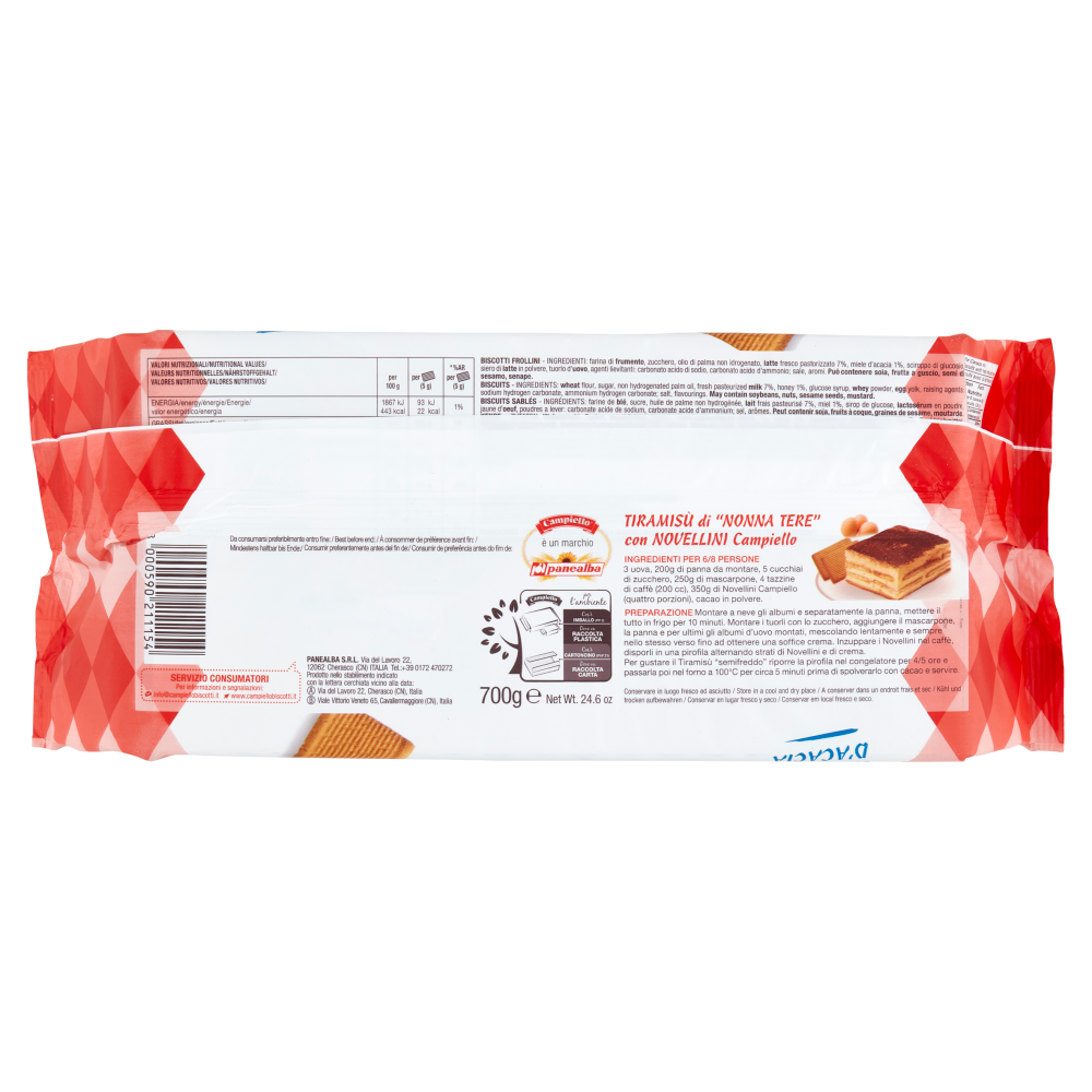 Campiello &egrave; il Novellino con Latte Fresco e Miele d'Acacia 700 g