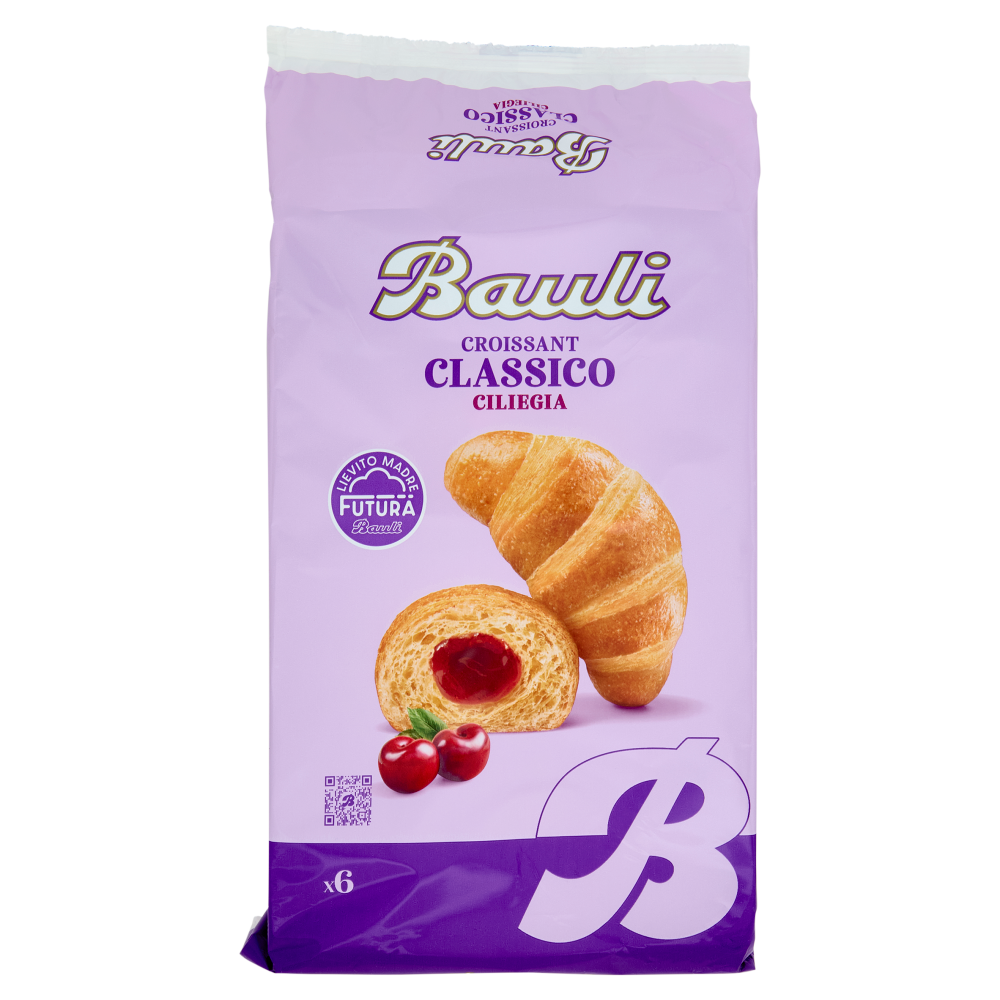 Bauli Croissant Classico Ciliegia 6 x 50 g