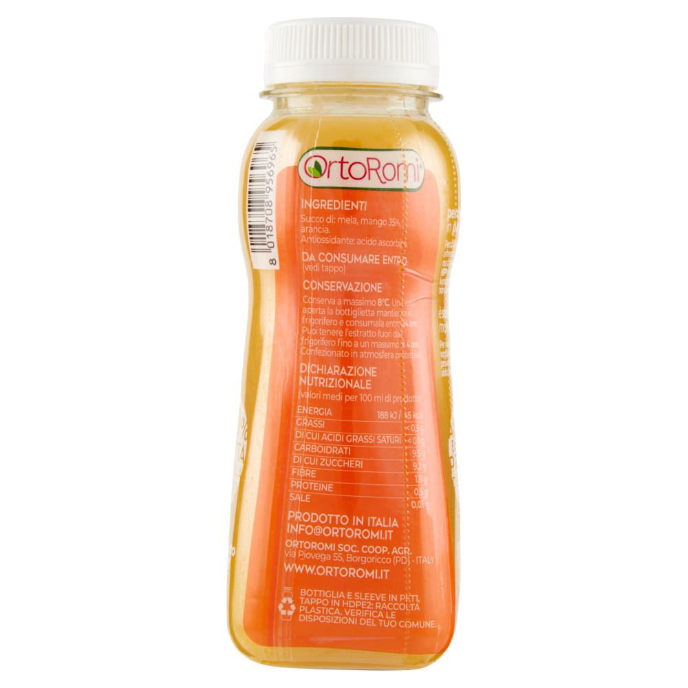 OrtoRomi Estratto di Mango arancia e mela 250 ml