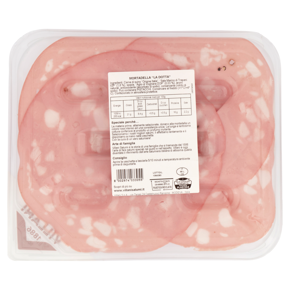 Villani la Dotta Mortadella Tradizionale 130 g
