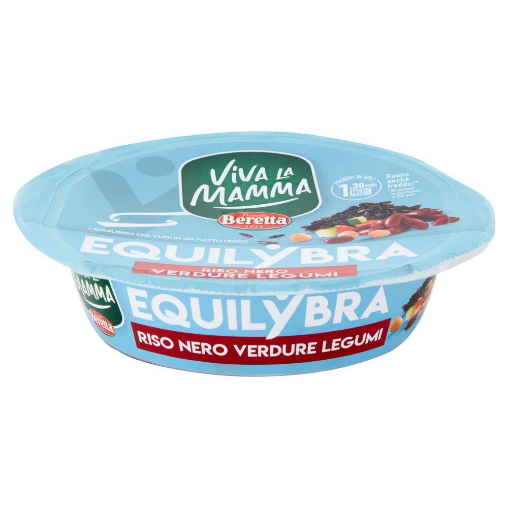 Viva La Mamma Equilybra Riso Nero Verdure Legumi 250 g