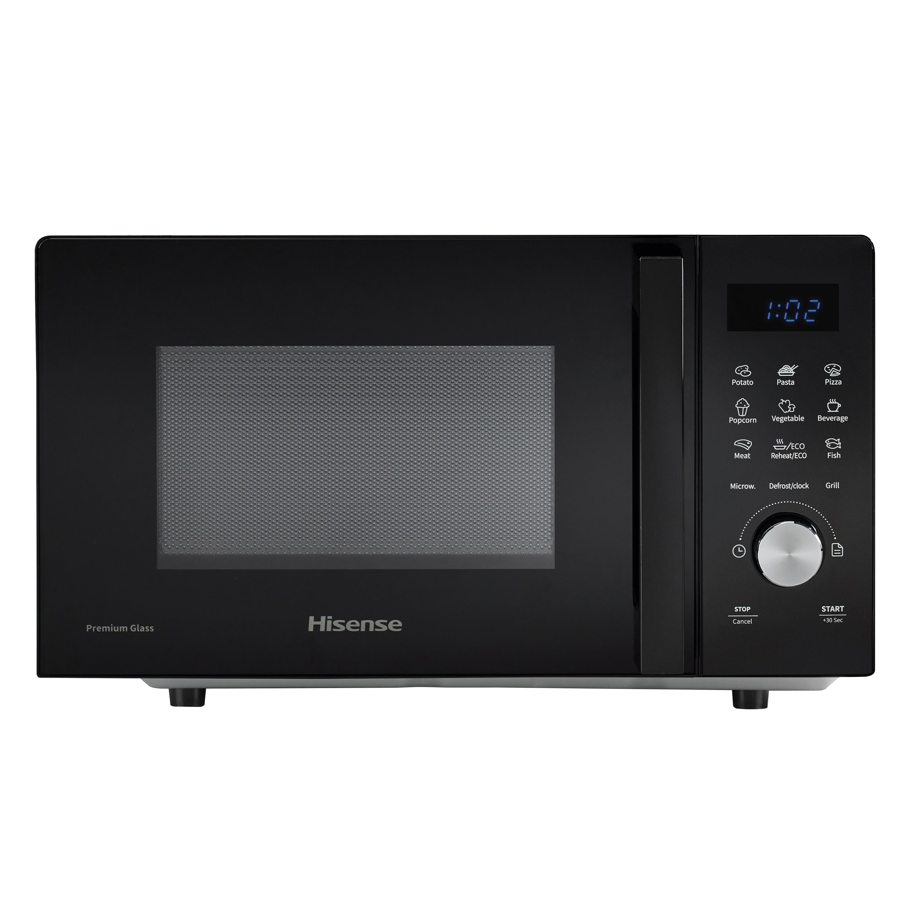 Hisense H20MOBSD1HG forno a microonde Nero Microonde con grill Superficie piana 20 L 700 W
