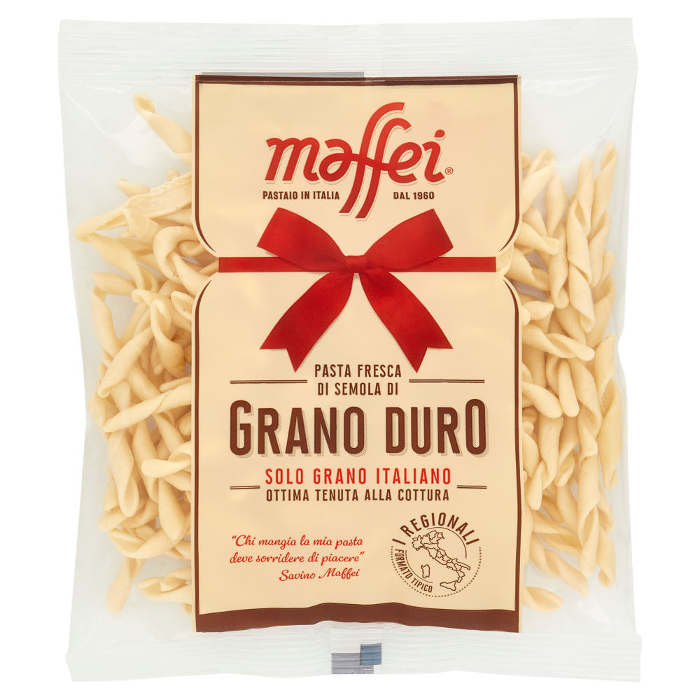 maffei Pasta Fresca di Semola di Grano Duro Strozzapreti 250 g