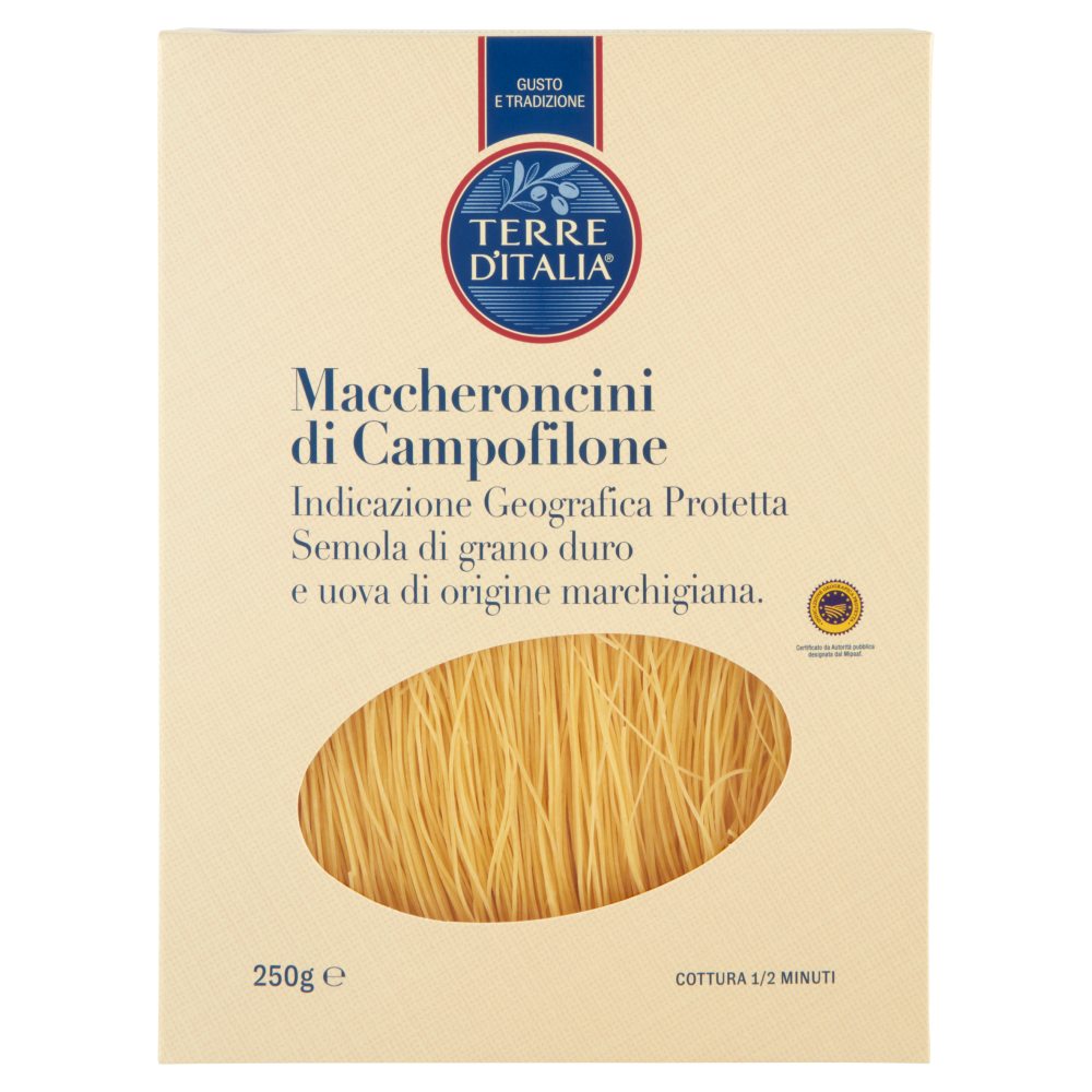 Terre d'Italia Maccheroncini di Campofilone Indicazione Geografica Protetta 250 g