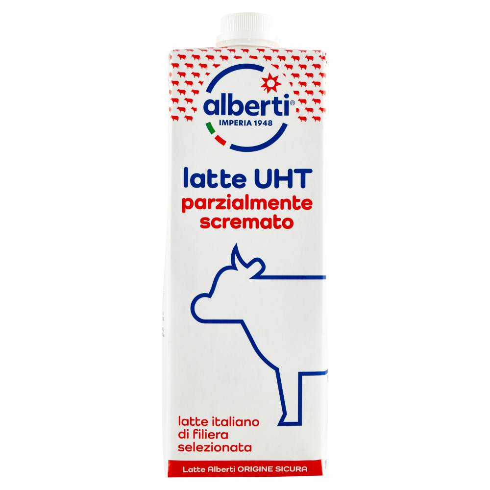 alberti Latte UHT parzialmente scremato 1000 ml