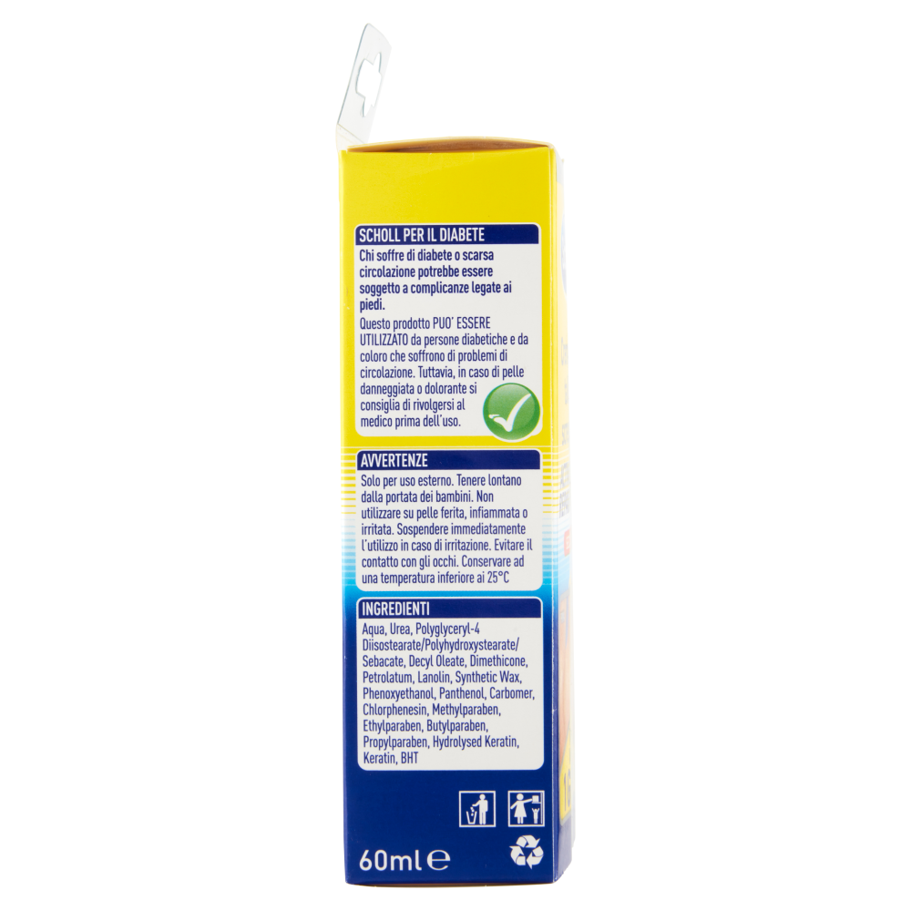 Scholl Secchezza Crema per talloni screpolati Active Repair K+ 60 ml