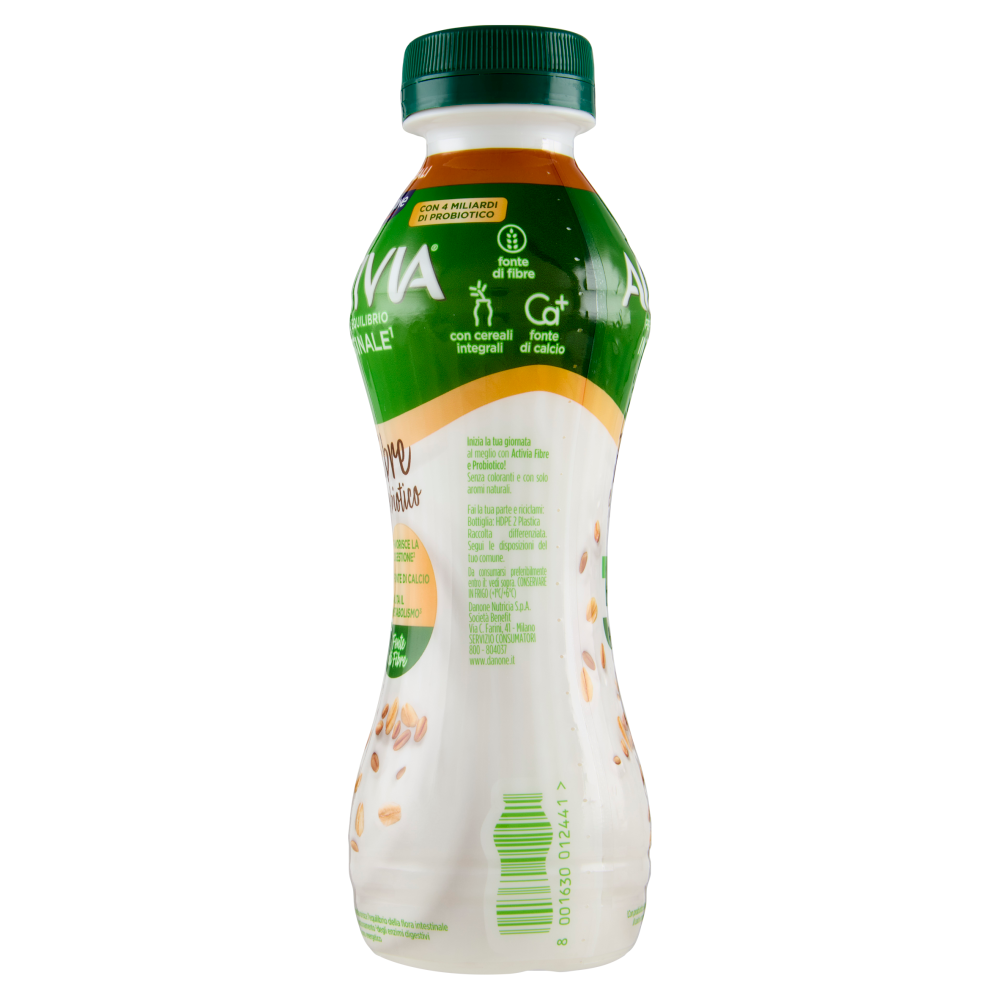 ACTIVIA da Bere, Fibre e probiotico, Cereali, Fonte di Calcio, aiuta metabolismo e digestione,270g