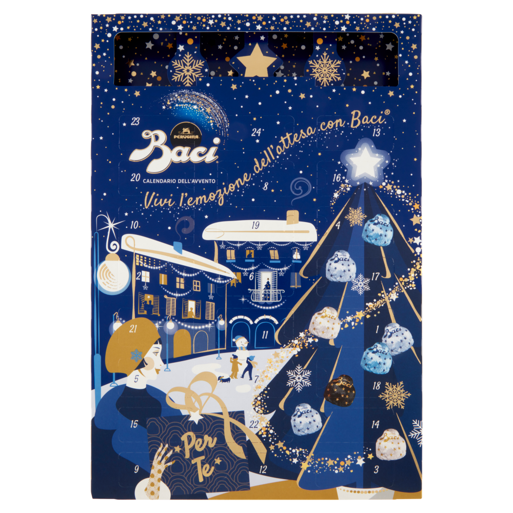 BACI PERUGINA CALENDARIO DELL'AVVENTO Cioccolatini assortiti 300g