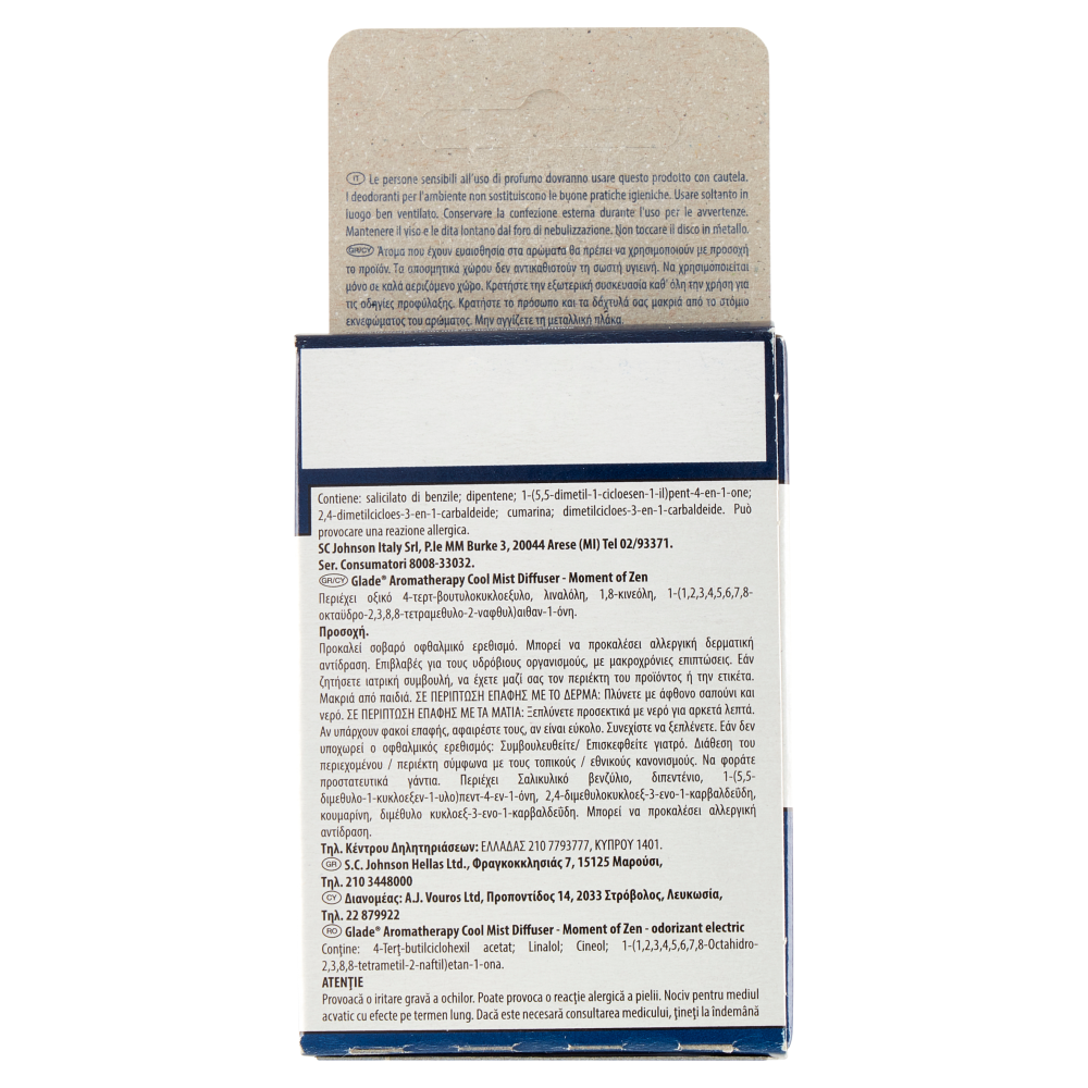 Glade&reg; Aromatherapy Diffusore di oli essenziali Ricarica Moment of Zen 17,4ml